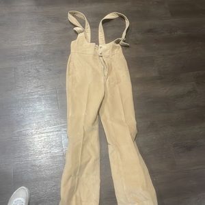 womens subello corduroy skii overalls size 8